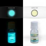 foszforeszkáló vízkék pigment