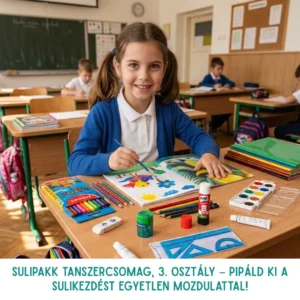 SuliPakk tanszercsomag, 2. osztály – Intézd el a sulikezdést sorban állás nélkül